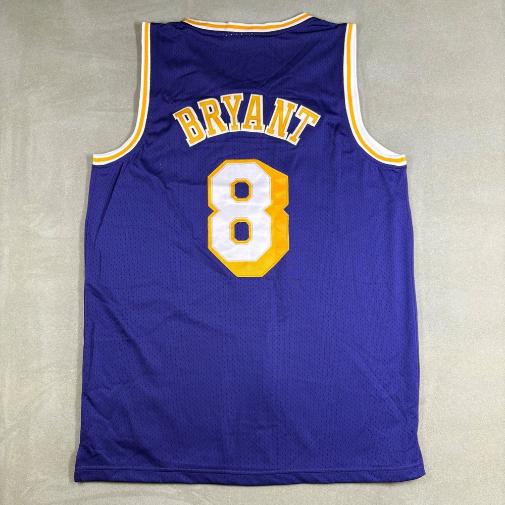 Mitchell & Ness Lakers Kobe Bryant 8 Hardwood Classics Jersey Purple Mens M 40